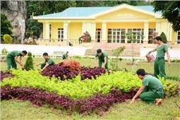 Phát huy nội lực trong xây dựng, quản lý doanh trại “Chính quy, sáng, xanh, sạch, đẹp”